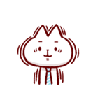 顔で会話するねこ。（個別スタンプ：38）