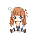 Nom de plume モデル スタンプ（個別スタンプ：14）