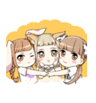 Nom de plume モデル スタンプ（個別スタンプ：24）