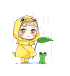Nom de plume モデル スタンプ（個別スタンプ：28）