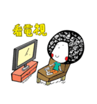 Daily Routine  of Rock Head Ling（個別スタンプ：7）