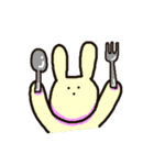 ∵うさぎ（個別スタンプ：21）