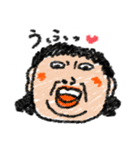 クレヨン風スタンプ（個別スタンプ：4）