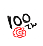 クレヨン風スタンプ（個別スタンプ：36）