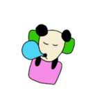 6才が描くパンダ（個別スタンプ：22）