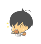 Child ＆ Small White（個別スタンプ：3）