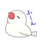 文鳥模様（個別スタンプ：13）
