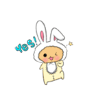 Peanut bunny baby（個別スタンプ：9）