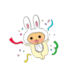 Peanut bunny baby（個別スタンプ：14）