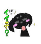 黒ラブらぶ（個別スタンプ：23）