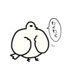 ハト。（個別スタンプ：40）