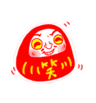 Money blessing-maneki neko ＆ daruma（個別スタンプ：7）