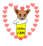 Shiba CAN and Tora CAN (Eng)（個別スタンプ：7）
