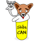 Shiba CAN and Tora CAN (Eng)（個別スタンプ：30）