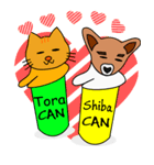 Shiba CAN and Tora CAN 4（個別スタンプ：10）