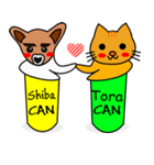 Shiba CAN ＆ Tora CAN 3 (Eng)（個別スタンプ：6）