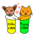 Shiba CAN ＆ Tora CAN 1（個別スタンプ：6）