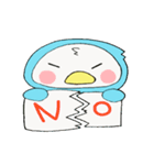 ペンギンになりたいアヒルのぴーすけ。（個別スタンプ：2）
