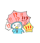 ペンギンになりたいアヒルのぴーすけ。（個別スタンプ：19）