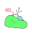 ペンギンになりたいアヒルのぴーすけ。（個別スタンプ：31）