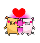 ぴぐ（角角シリーズ）（個別スタンプ：1）