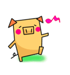 ぴぐ（角角シリーズ）（個別スタンプ：4）
