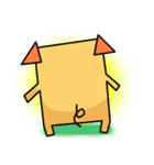 ぴぐ（角角シリーズ）（個別スタンプ：6）