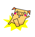 ぴぐ（角角シリーズ）（個別スタンプ：7）