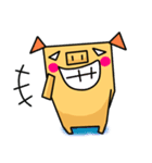 ぴぐ（角角シリーズ）（個別スタンプ：8）