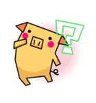 ぴぐ（角角シリーズ）（個別スタンプ：9）