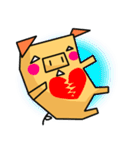 ぴぐ（角角シリーズ）（個別スタンプ：20）