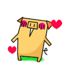 ぴぐ（角角シリーズ）（個別スタンプ：21）