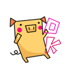 ぴぐ（角角シリーズ）（個別スタンプ：27）