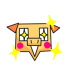 ぴぐ（角角シリーズ）（個別スタンプ：34）