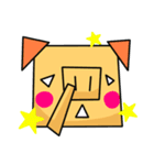 ぴぐ（角角シリーズ）（個別スタンプ：35）