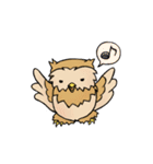 フクロウの師匠と弟子（個別スタンプ：17）