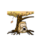 フクロウの師匠と弟子（個別スタンプ：21）