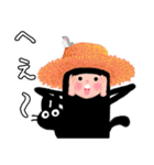 麦わら帽子少女 (日本)（個別スタンプ：10）