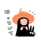 麦わら帽子少女 (日本)（個別スタンプ：11）