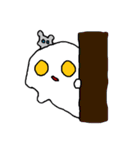 白い宇宙人オモチさん（個別スタンプ：7）