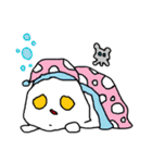 白い宇宙人オモチさん（個別スタンプ：21）