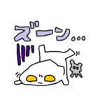 白い宇宙人オモチさん（個別スタンプ：31）
