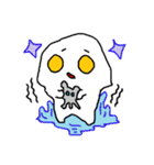 白い宇宙人オモチさん（個別スタンプ：34）