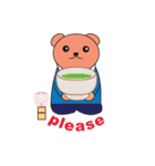 クマのクンクン（個別スタンプ：8）