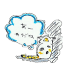 ゆるーい手書き猫に断ってもらおう！（個別スタンプ：7）