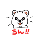しろいぬしろ（個別スタンプ：37）