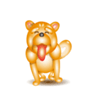気球の柴犬（個別スタンプ：1）