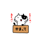 しろくろねこさん（個別スタンプ：35）