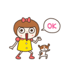 little melon sister（個別スタンプ：35）