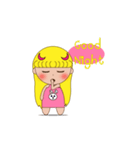 Yellow the little girl（個別スタンプ：13）